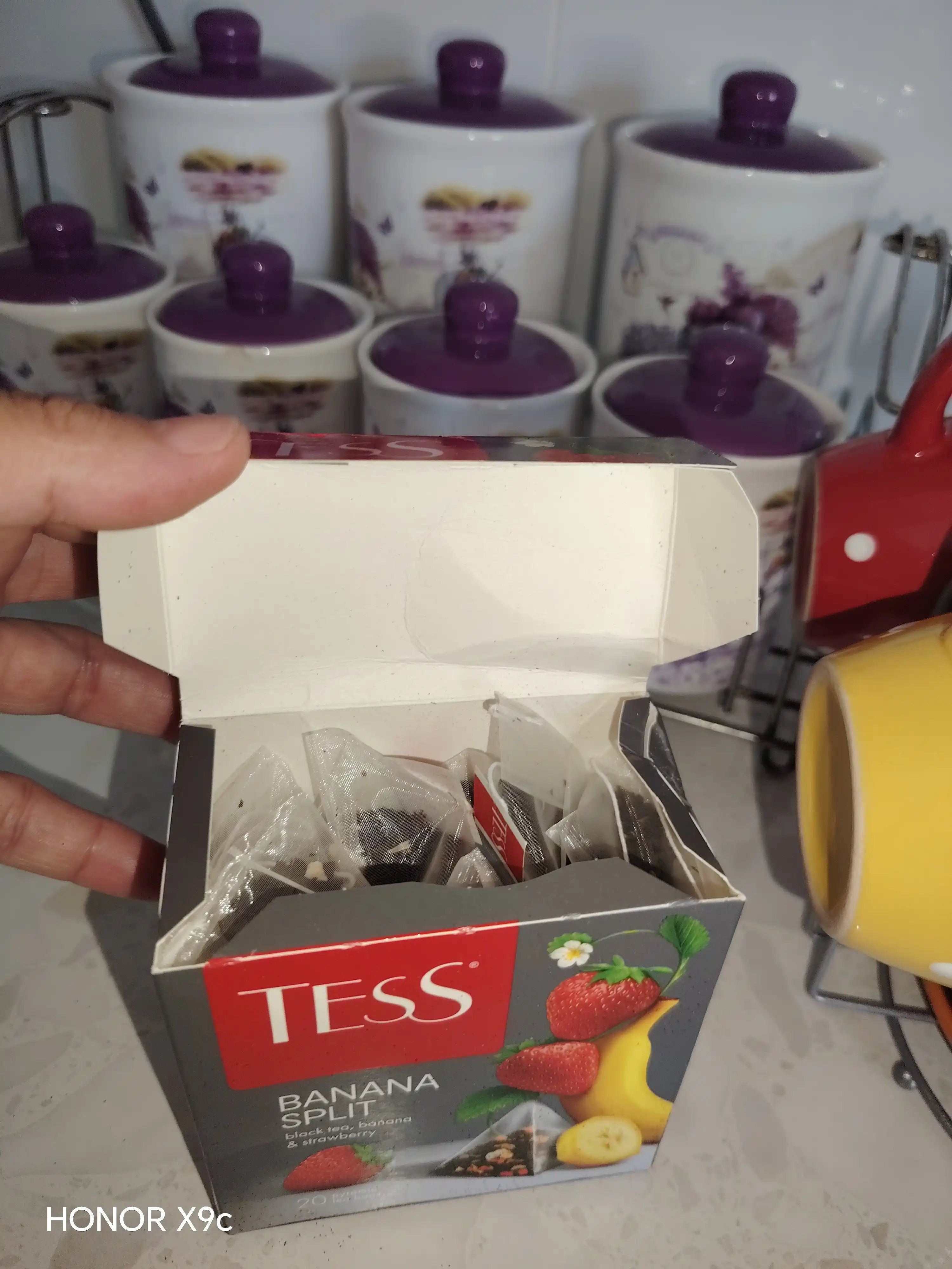 Чай черный Tess Banana Split, 1.8 гр, 20 пирамидок