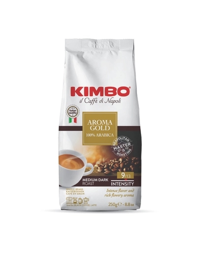 Кофе зерновой Kimbo Aroma gold 100% Арабика, 250 г — KIMBOUZ-BNSAG25