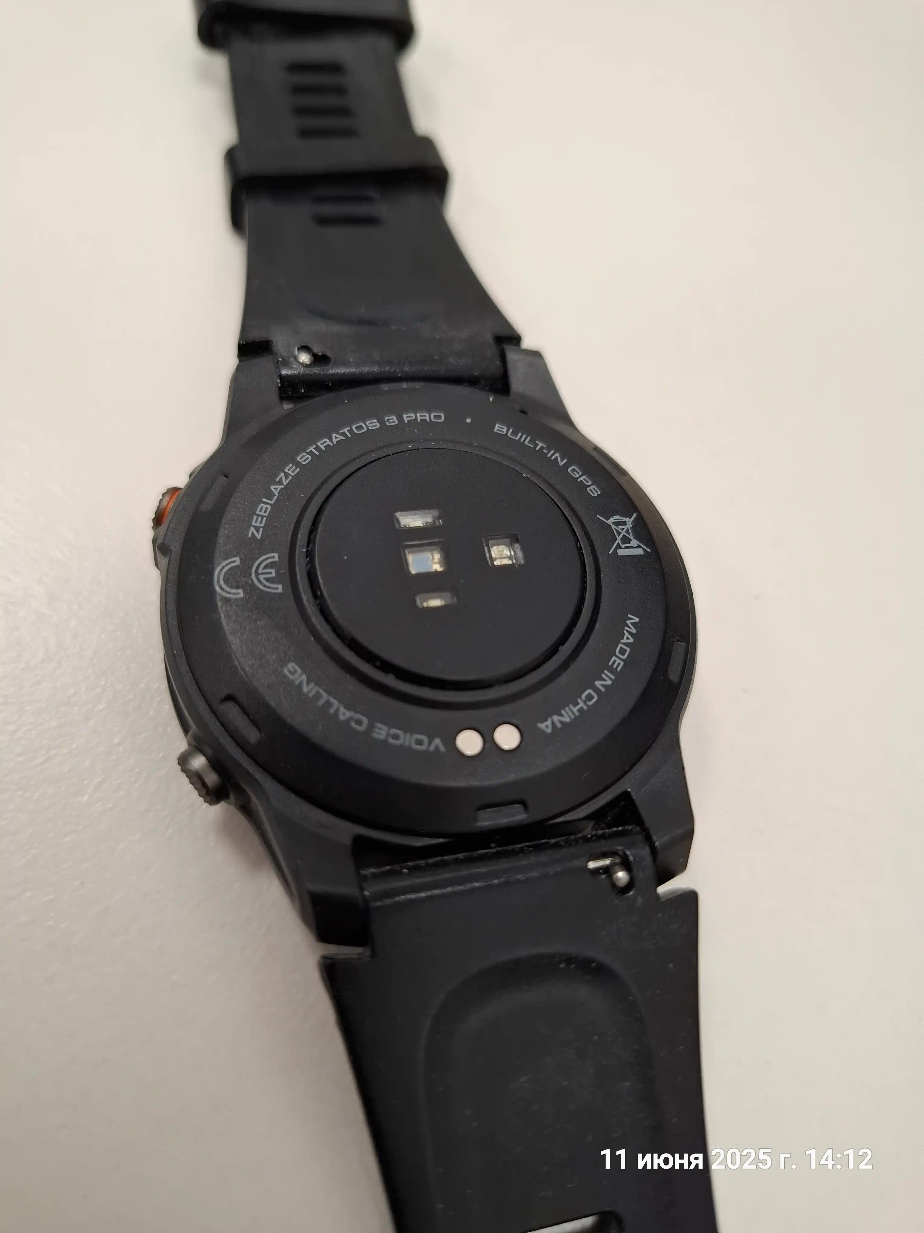 Smart watch Zeblaze Stratos 3 Pro AMOLED, GPS, Bluetooth qo‘ng‘iroqlar, puls va SpO₂