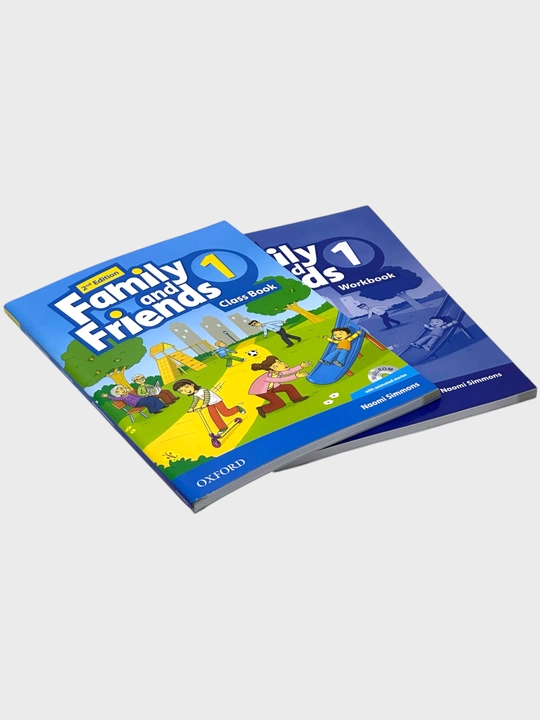 Family and Friends 1, 2 Class Book+Workbook Naomi Simmons 240x170