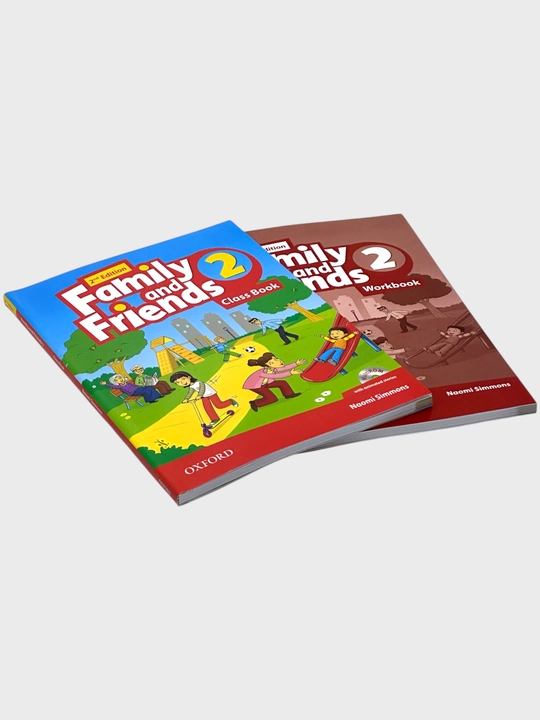 Family and Friends 1, 2 Class Book+Workbook Naomi Simmons 240x170