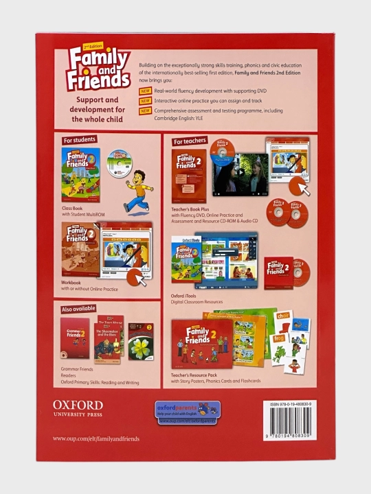 Family and Friends 1, 2 Class Book+Workbook Naomi Simmons 240x170