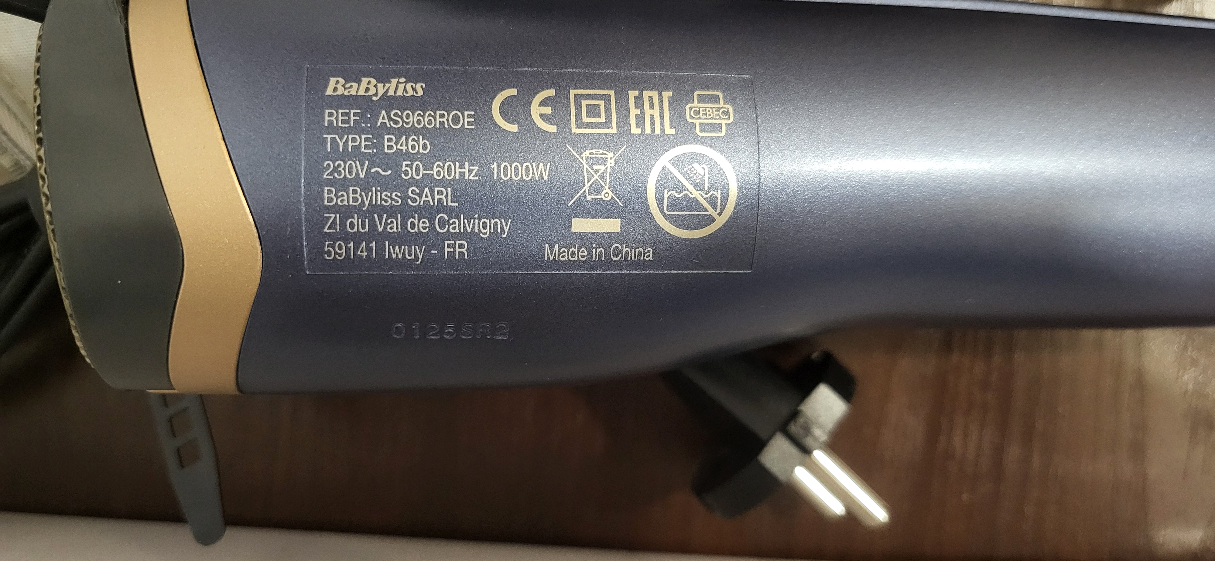 Stayler soch quritgich-cho'tka 5 tasi 1 da Babyliss AS966ROE