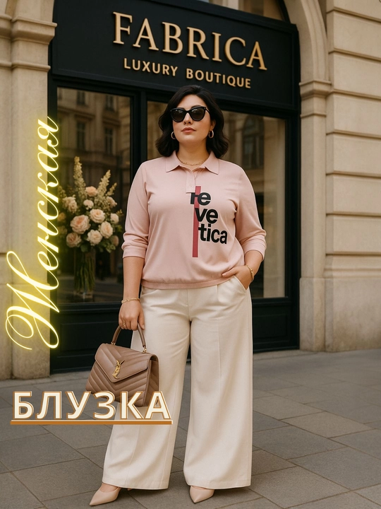 Блузка офисная для женщин - 