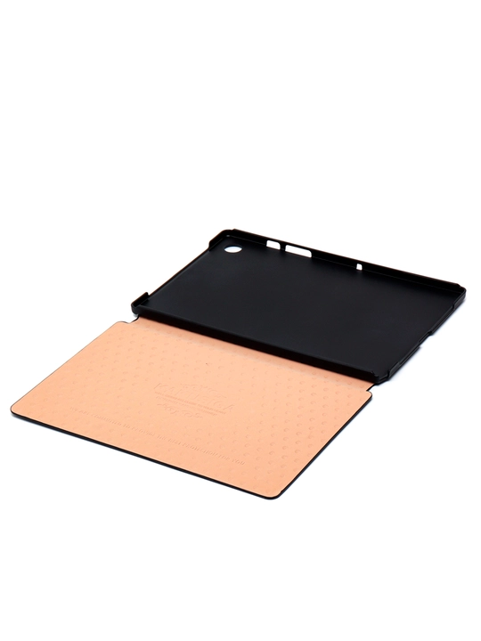 Чехол из чёрной кожи для Samsung Tab A8, KAKU