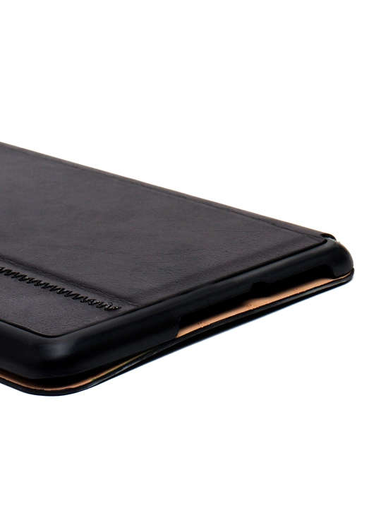 Чехол из чёрной кожи для Samsung Tab A8, KAKU