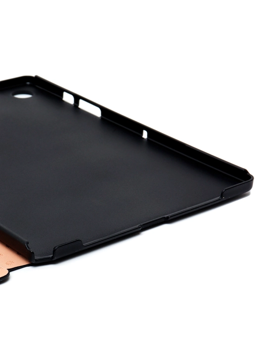 Чехол из чёрной кожи для Samsung Tab A8, KAKU