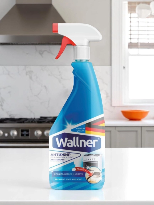Wallner yogga qarshi vosita, 600 ml, plitalar va duxovkalar uchun  - 