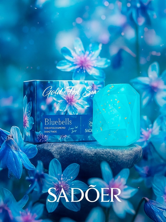 SADOER Crystal Diamond Soap, кристаллическое мыло с натуральными ароматами - 