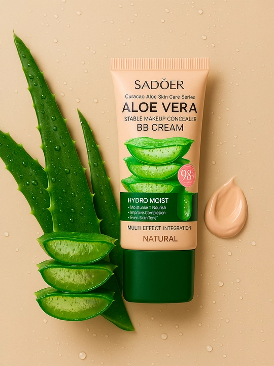 SADOER Aloe Vera Concealer BB Cream — BB-крем с эффектом консилера и экстрактом алоэ вера - 