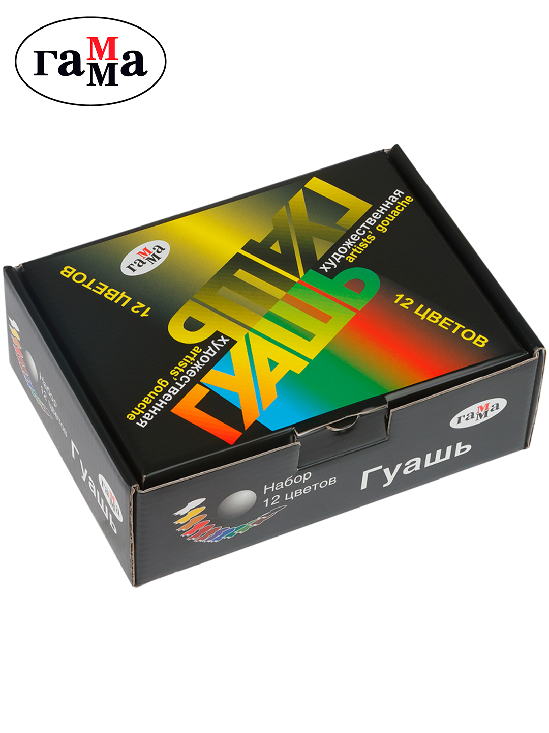 Badiiy guash Gamma "Modern", 12 rang, 40 ml, karton qadoqlash, 221004 - 