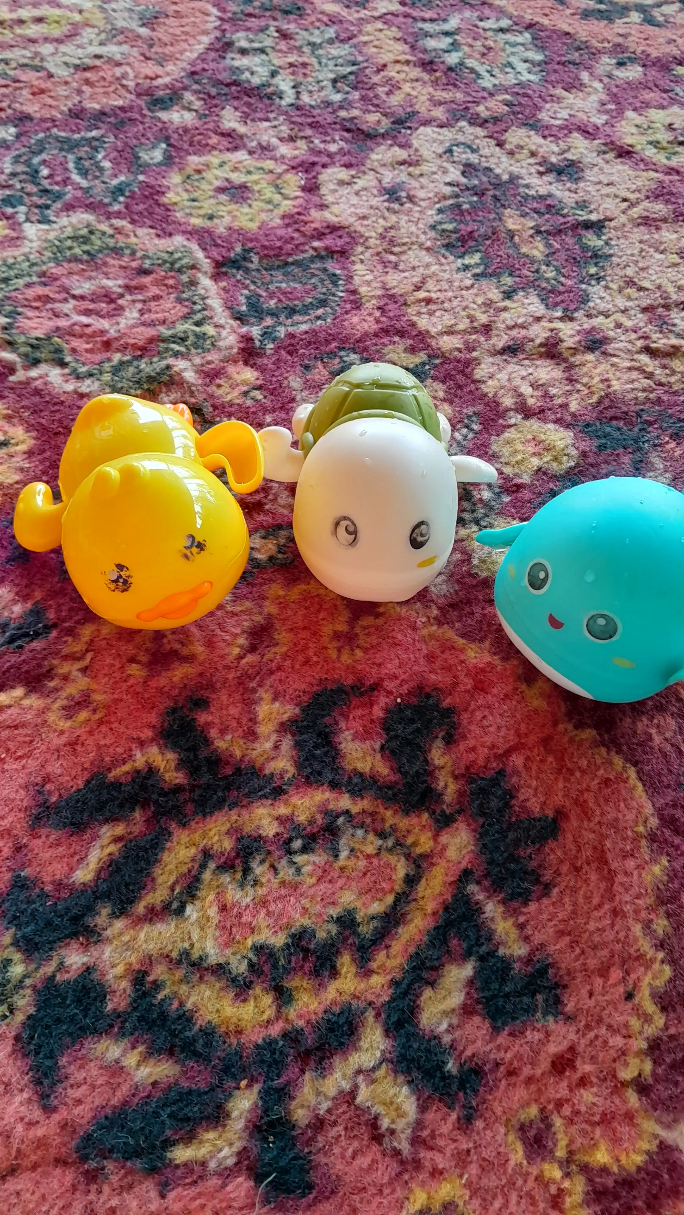 Заводной игрушки для купания, утка, кит, черепаха, 3 игрушки в наборе