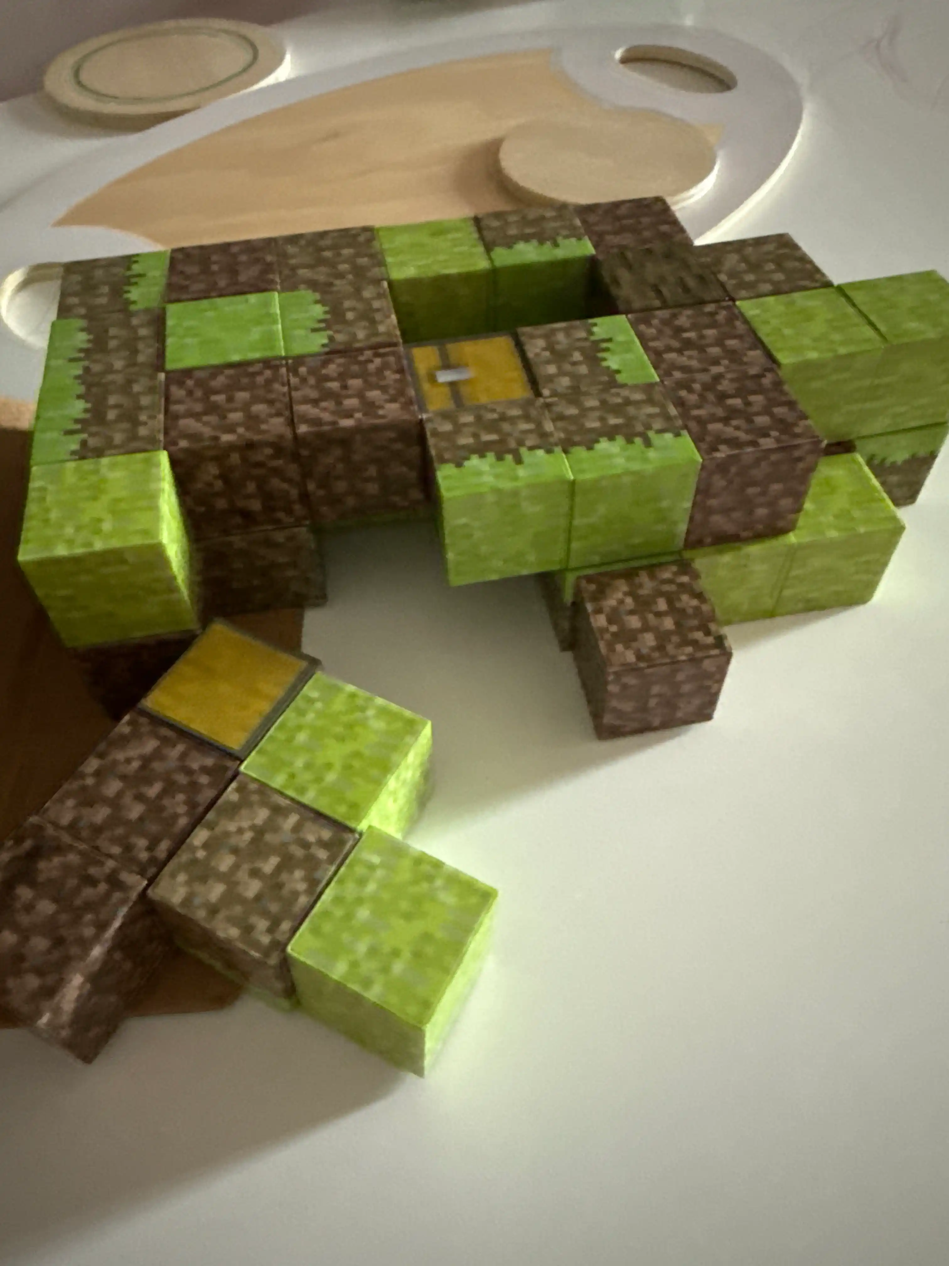 Магнитный конструктор Minecraft, остров, сад, портал, блоки, на подарок, для детей