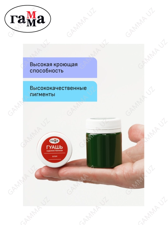 Badiiy guash Gamma "Modern", 12 rang, 40 ml, karton qadoqlash, 221004