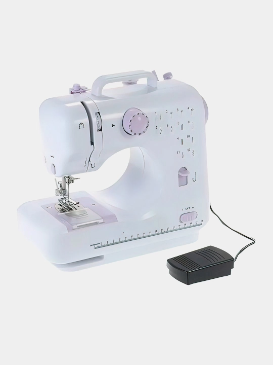 Portativ tikuv mashinasi Mini Sewing Machine SM202, FHSM-505, 12 tikmalar