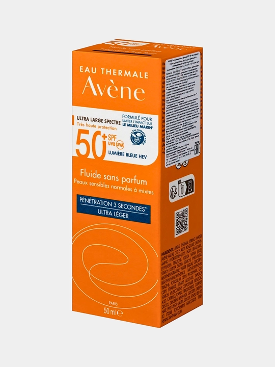 Quyoshdan Himoyalovchi Krem,Matt Tuzilmali,Suvga Chidamli-Avène Ultra-Light Fluid  SPF 50+