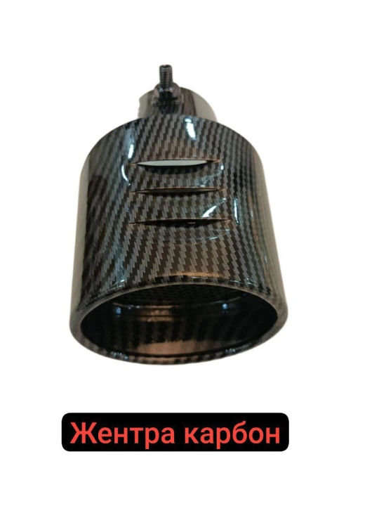 Насадка на глушитель под карбон для Chevrolet Cobalt и Gentra