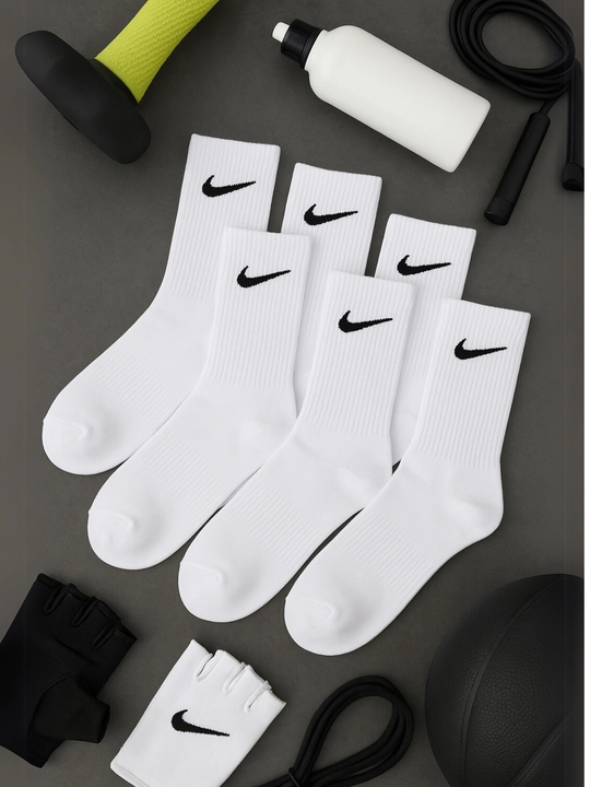 Носки Nike длинные 5 пар, 41-44, хлопок, спортивные, мужские и женские, одежда для спорта