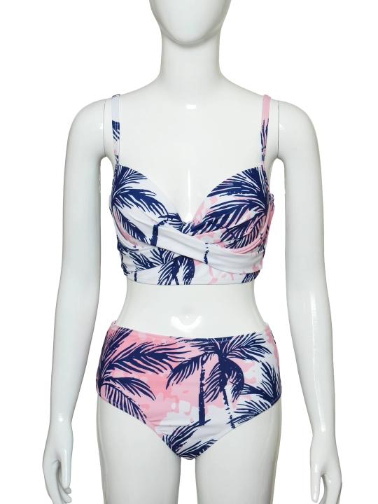 Suzish kiyimi PalmWave TropicLux 3-in-1 set, mesh yubka, XS-XL
