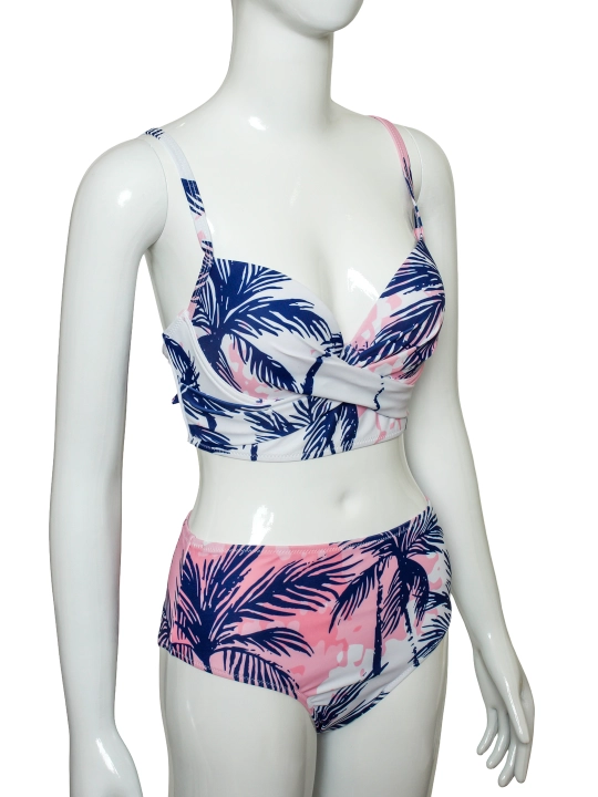 Suzish kiyimi PalmWave TropicLux 3-in-1 set, mesh yubka, XS-XL