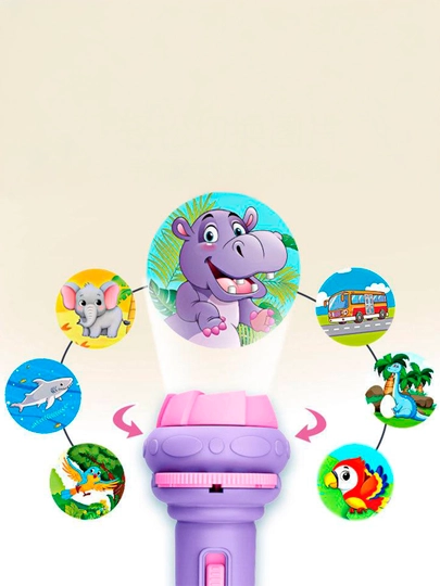 Игрушка-проектор для детей, фонарик - проектор — BABYMAM-FONAR-АМЕТИС
