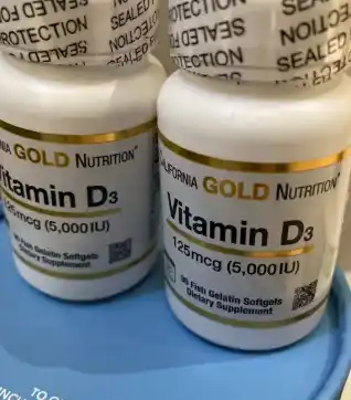 Витамин D3 Д3 California Gold Nutrition 125 мкг 5000 (IU) МЕ, 90 капсул