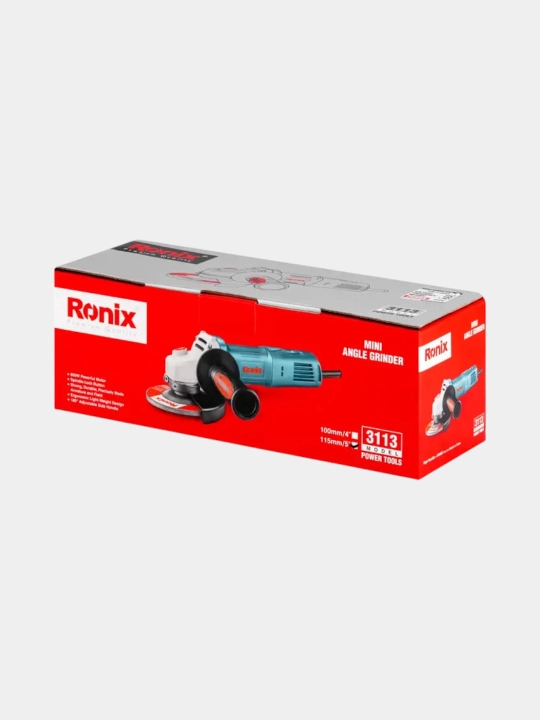 Ronix 3113 mini burama maydalagich – 850W, 100/115 mm - 