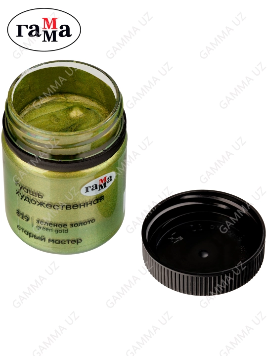 Badiiy guash Gamma "Eski usta", yashil oltin, 40 ml, 12112040819