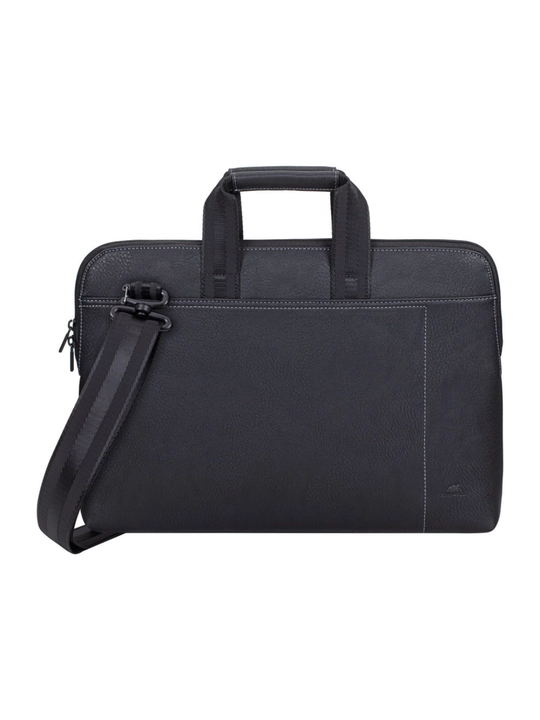 Rivacase 8930 (PU) black кожаная сумка для ноутбука 15,6