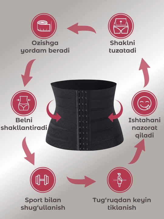 Korset tortuvchi ayollar uchun, qomatni to‘g‘rilovchi