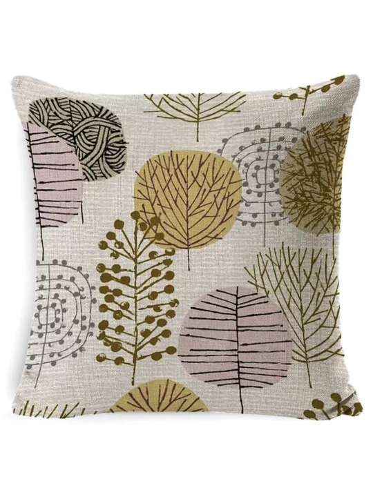 Декоративная наволочка с принтом, 45*45 см - 