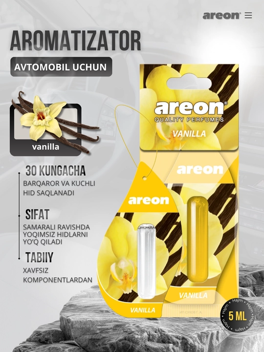 Освежитель для машины Areon Mon Liquid, ароматизатор, диффузор для авто, 5 мл