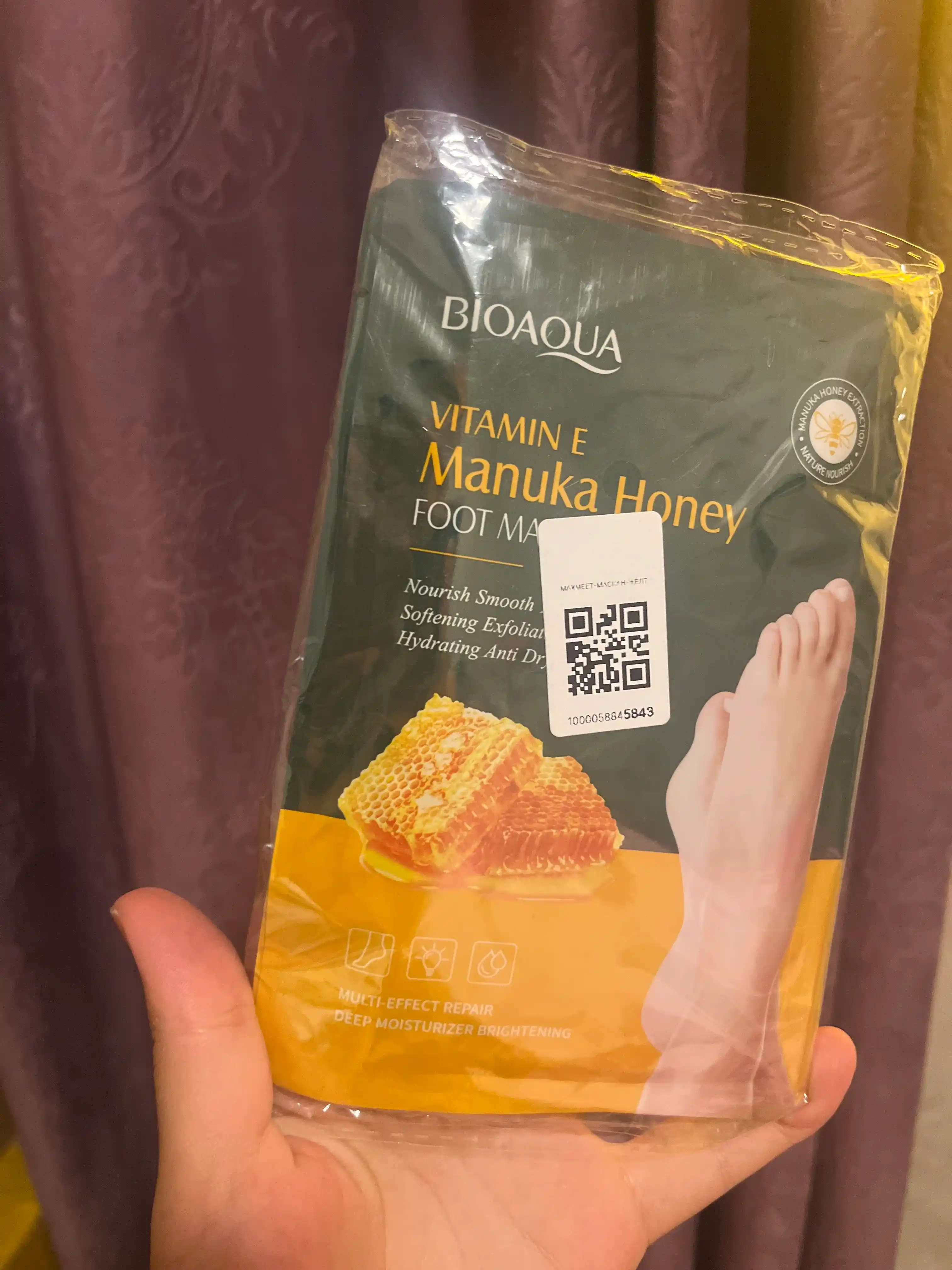 Oyoq maskalari oziqlantiruvchi paypoqlarni namlaydi