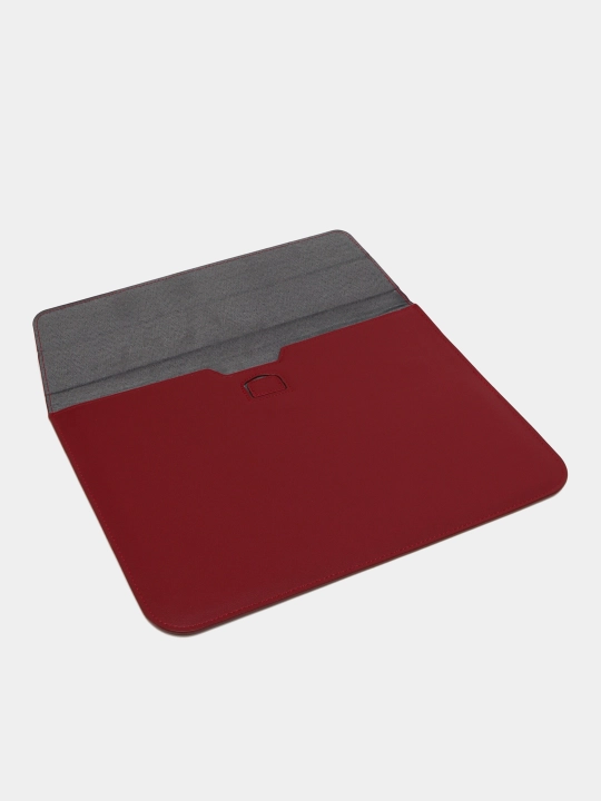 Noutbuk va macbook uchun sumka, charm g‘ilof, zamonaviy dizayn, chexol, 13-14, gilof  