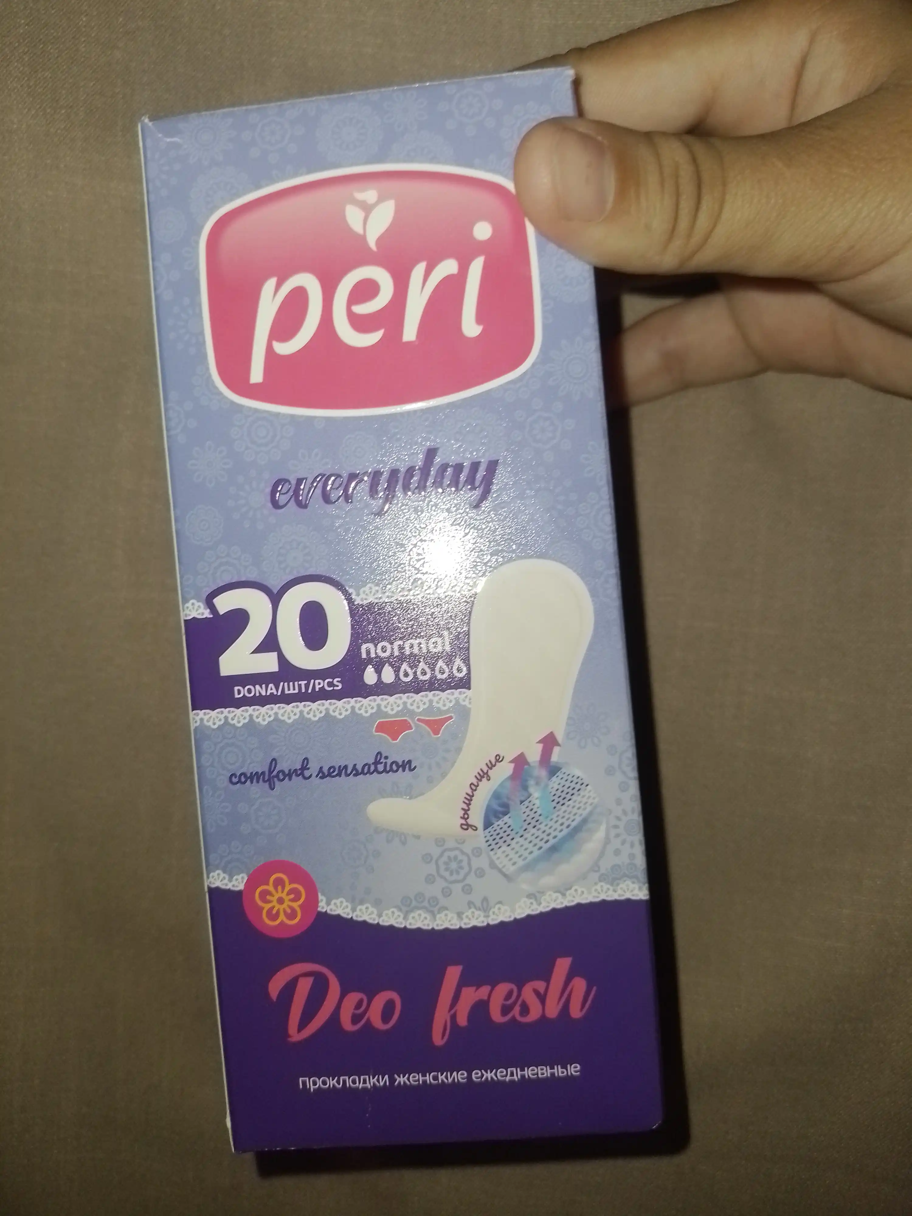 Ежедневные прокладки Peri Deo, 20 шт