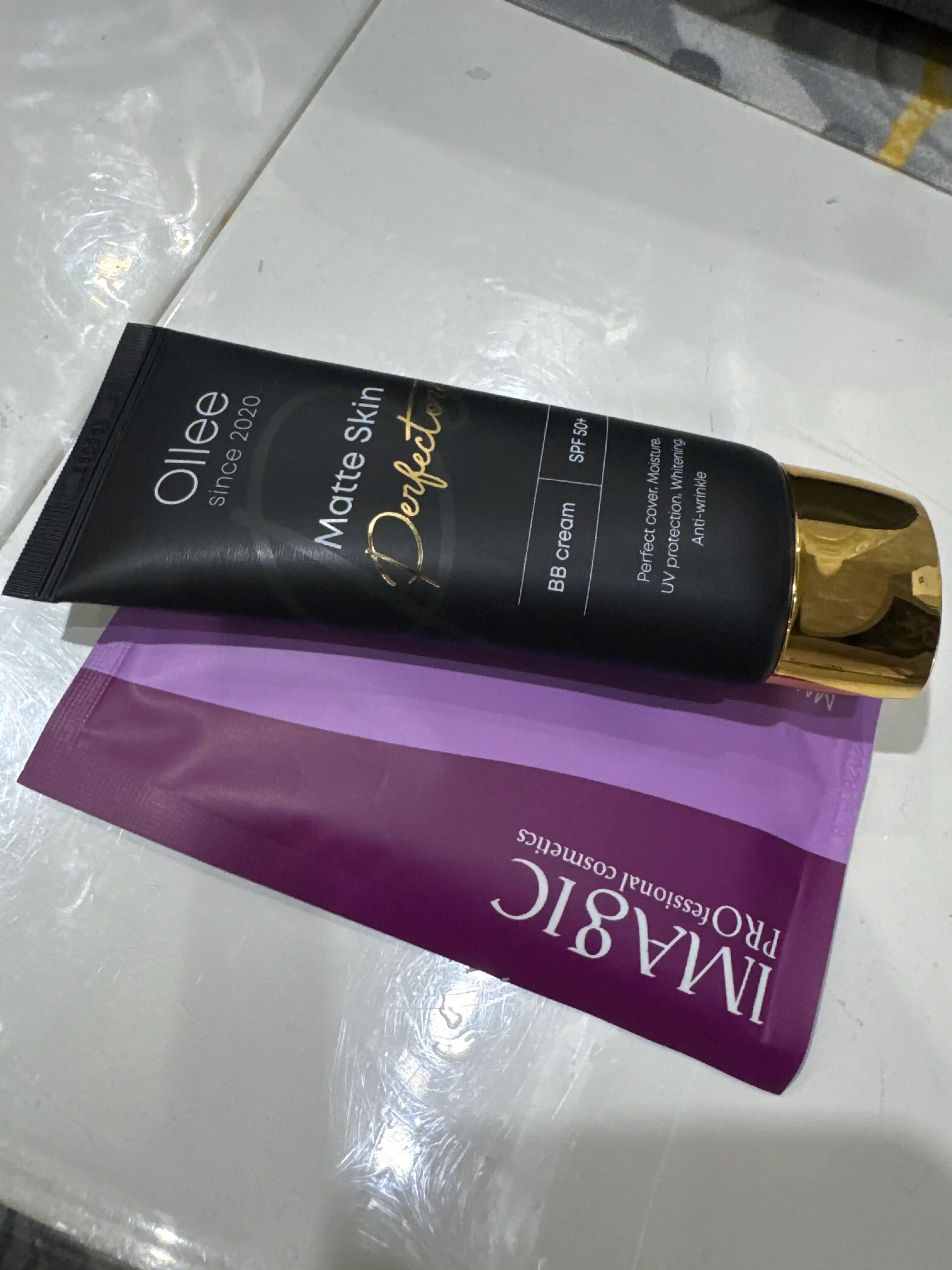 BB-крем матирующий Ollee SPF50+ для сухой, нормальной и комбинированной кожи, 50 мл