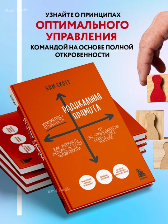 Радикальная прямота. Как управлять людьми, не теряя человечности. Ким Скотт