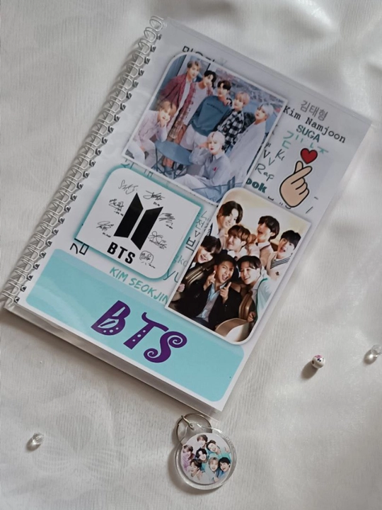 Блокнот Black Pink, BTS, наклейка