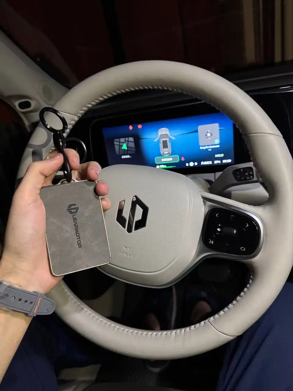 BYD/ZEEKR/LEAPMOTOR/Deepal smart-kaliti, NFC kartasi uchun eco charmdan himoya g'ilofi