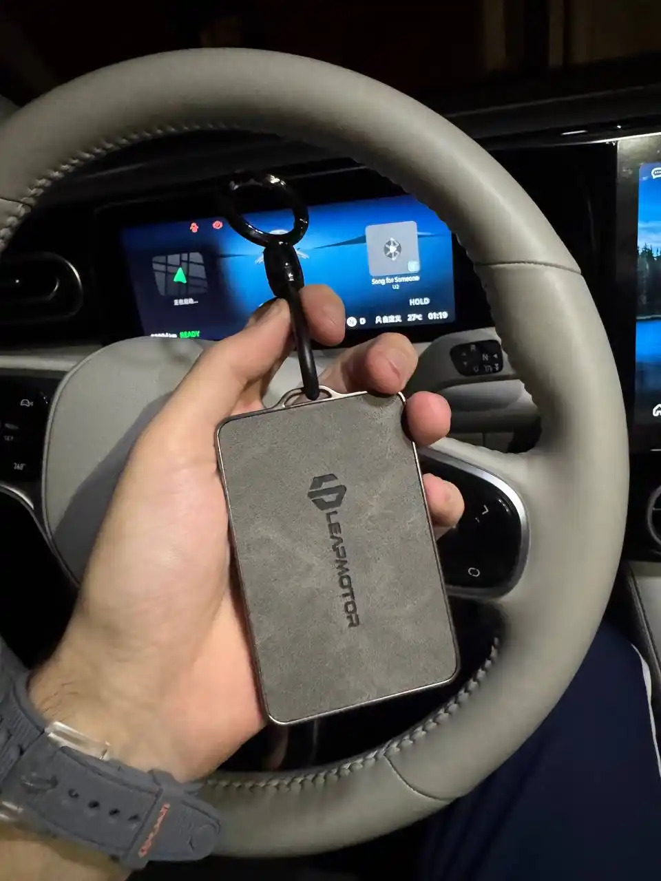 BYD/ZEEKR/LEAPMOTOR/Deepal smart-kaliti, NFC kartasi uchun eco charmdan himoya g'ilofi