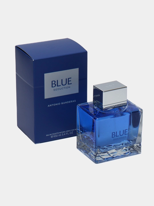 Erkaklar uchun xushbo'ylangan suv BLUE Seduction, 100 ml - 