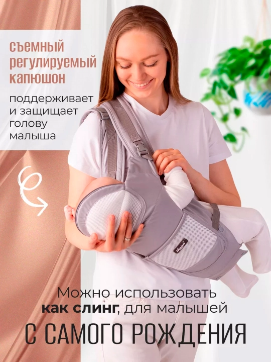Детский эргорюкзак, сумка-кенгуру