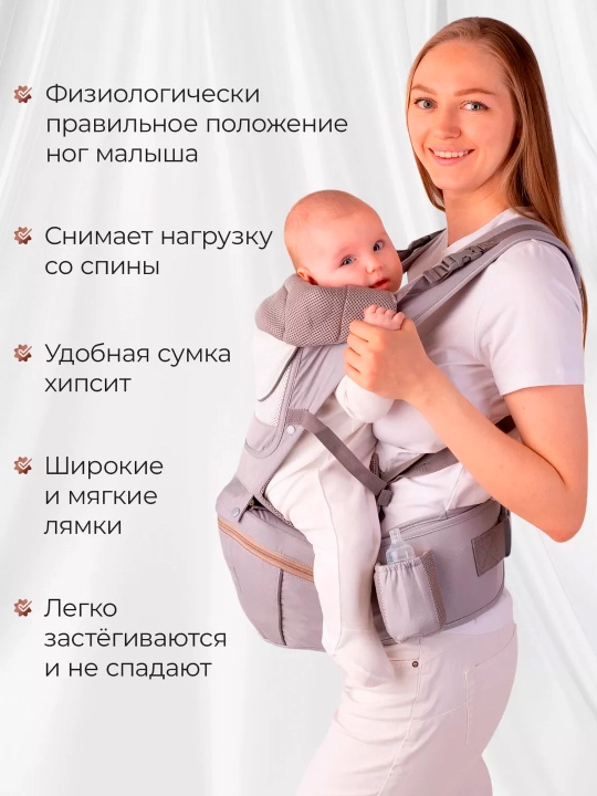 Детский эргорюкзак, сумка-кенгуру