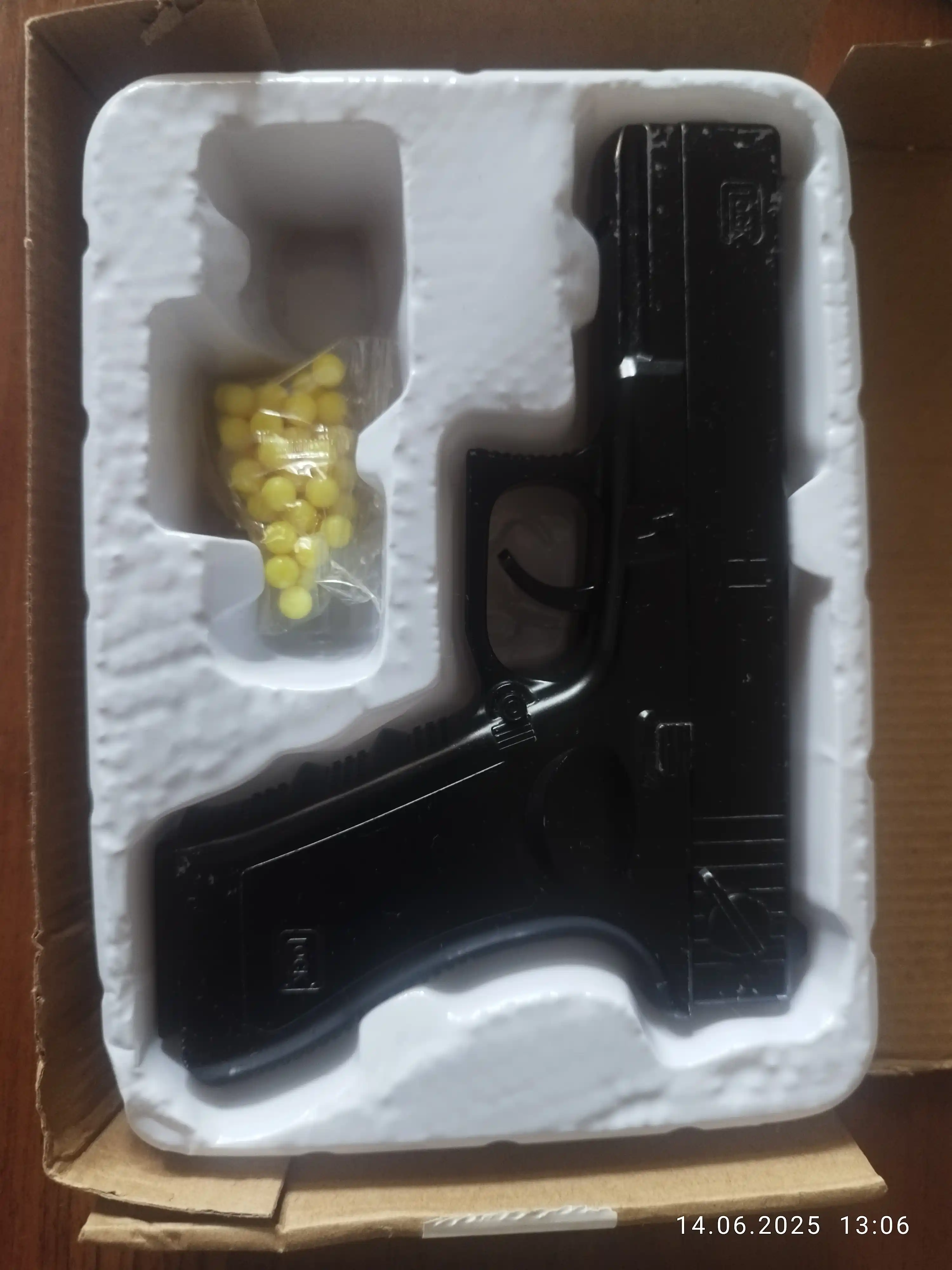 To'pponcha pnevmatik GLOCK C7, metall, K-ZZ o'yinchoq, Desert Eagle