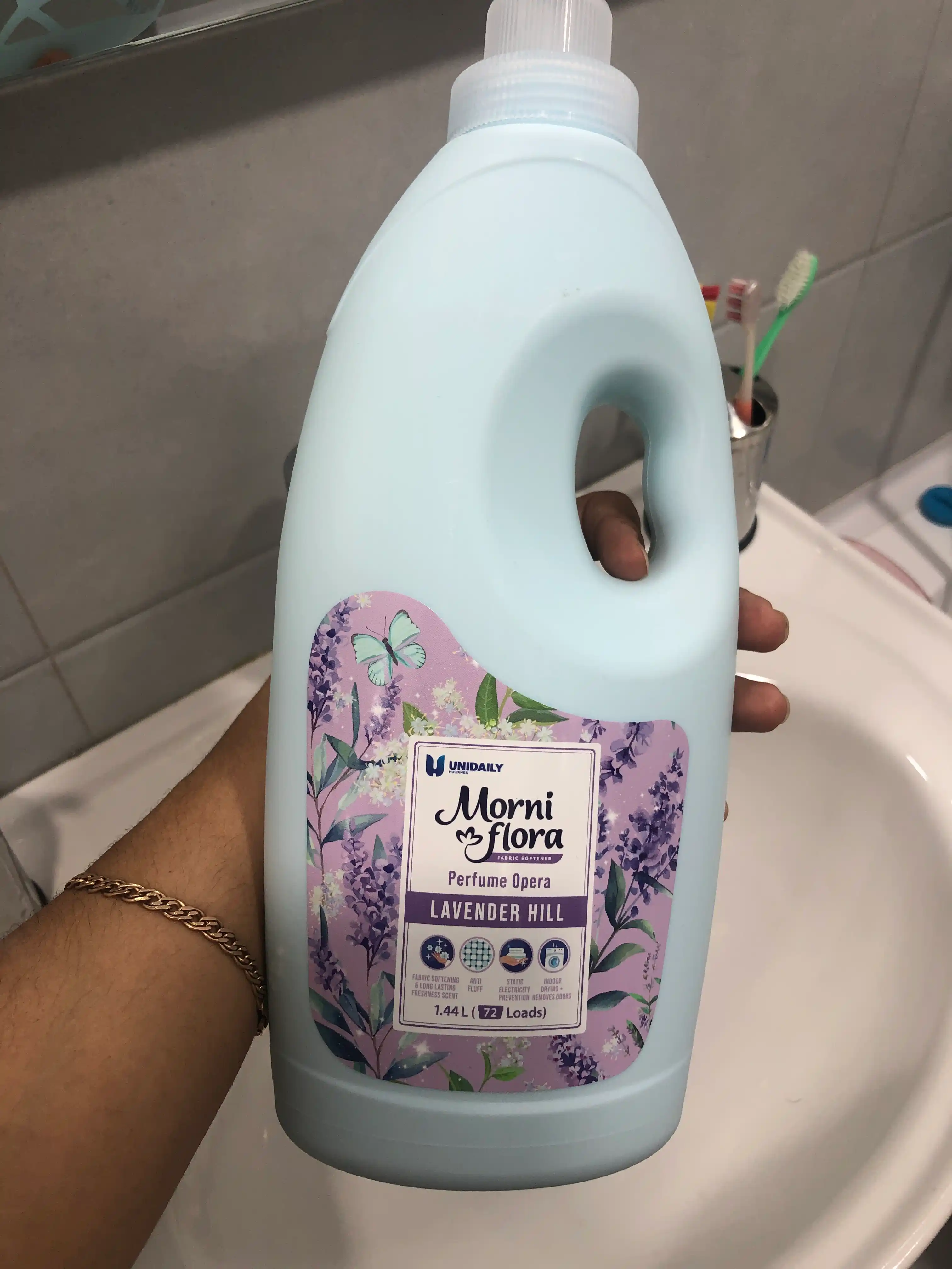 Morni Flora atirli kir yuvish konditsioneri, 1.44 litr