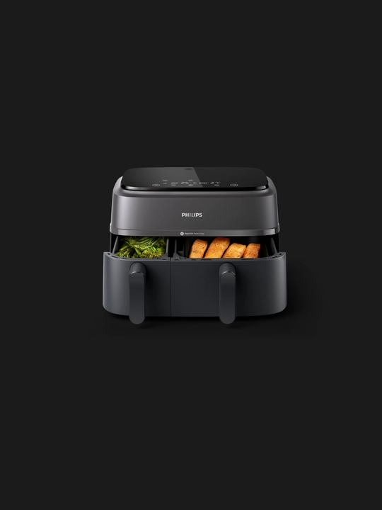 Аэрогрил Аэрофритюрница Двухкамерная фритюрница Philips Airfryer NA350/00 - 
