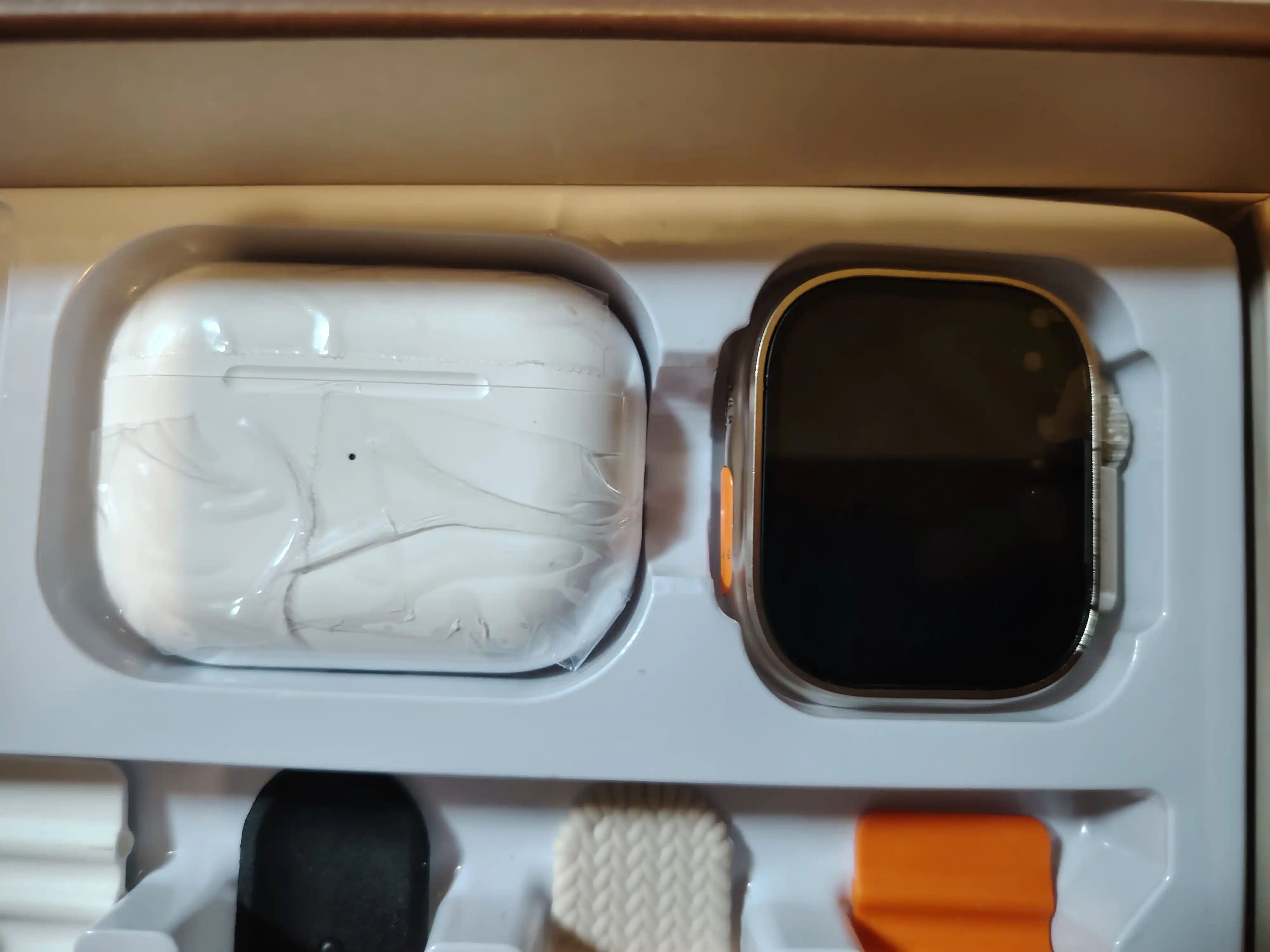 Умные часы, Smart Watch Ultra и наушники iPods pro, с 8 ремешками, подарочный набор 10 в 1