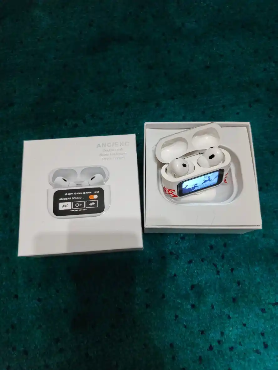 Sensorli displeyli TWS simsiz quloqchinlar (naushnik) Bluetooth 5.4iPhone va Android uchun