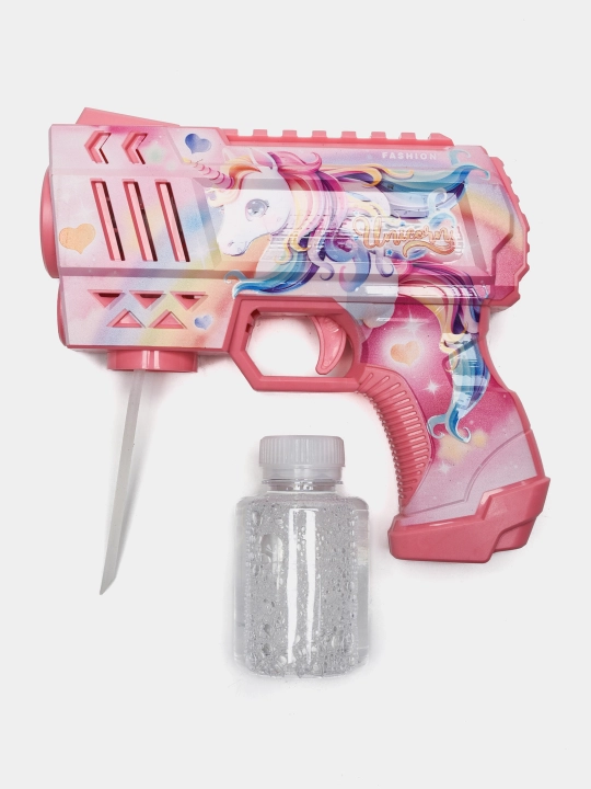 Генератор мыльных пузырей детский, на батарейках BUBBLE GUN