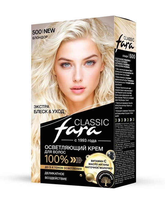 Краска для волос FARA Classic 500 блондор - 